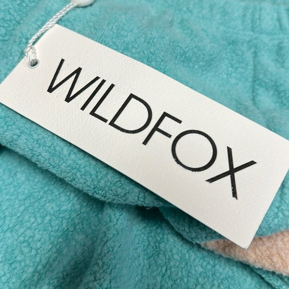 Wildfox Sport Stripe Knox Lounge Jogger Sweatpants in Trance Teal, S NWT! - Picture 5 of 8
